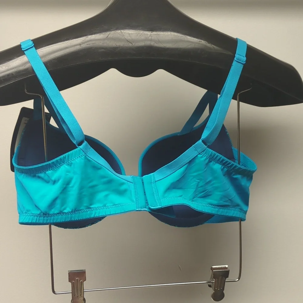 38B Maidenform Push Up & In Demi UW Bra Galaxy Blue - Picture 6 of 6